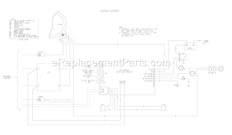 Page F Diagram and Parts List for 040229-0  Briggs and Stratton Generator